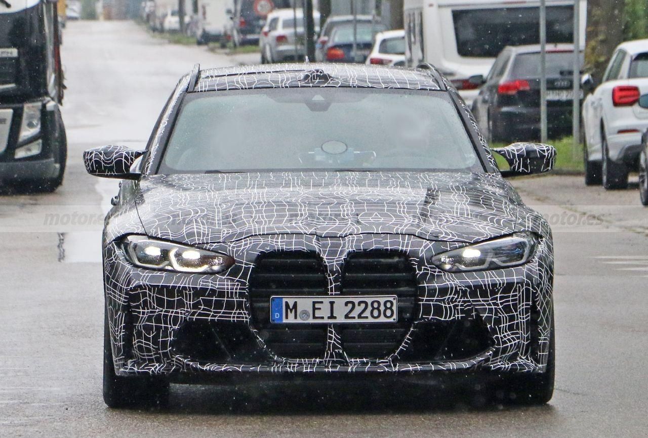 Nuevas fotos espía confirman la versión M Competition del BMW M3 Touring 2022