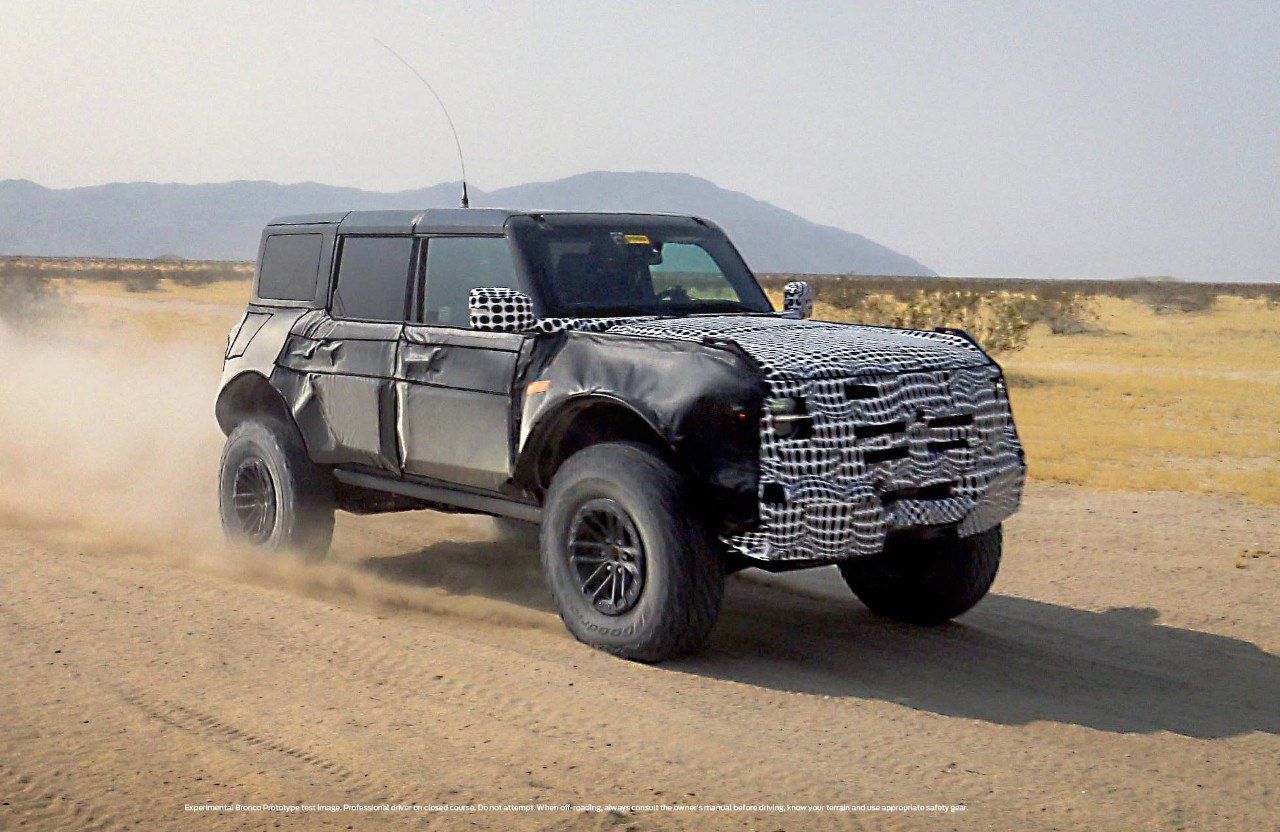 El Ford Bronco Raptor tendrá las ruedas más grandes del mercado