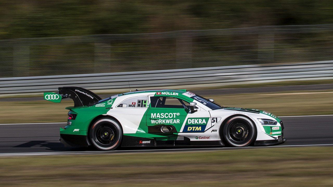 Nico Müller supera a Robin Frijns y logra su quinto triunfo en el DTM 2020