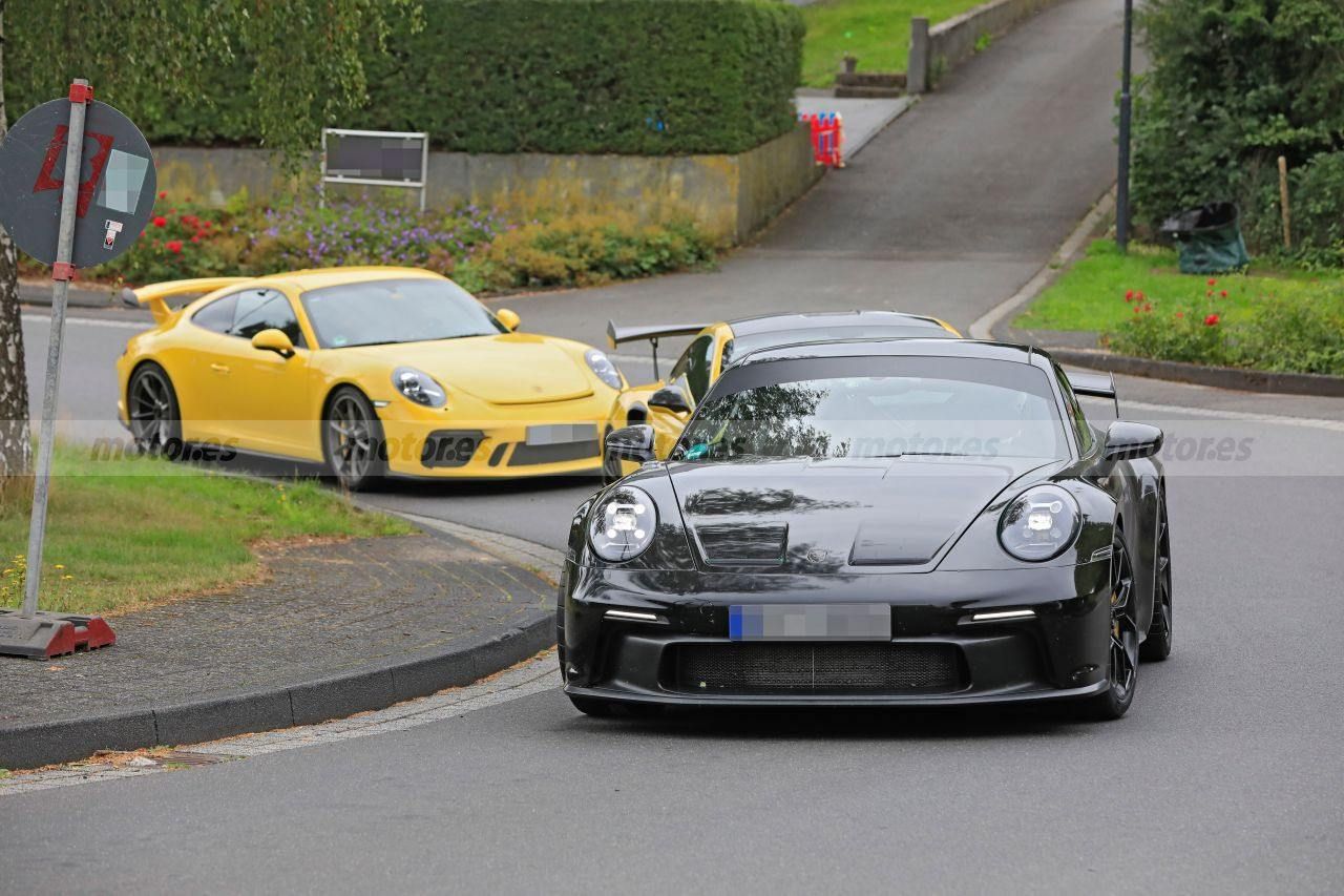 El futuro Porsche 911 GT3 (992) rueda con su antecesor y nos muestra sus novedades