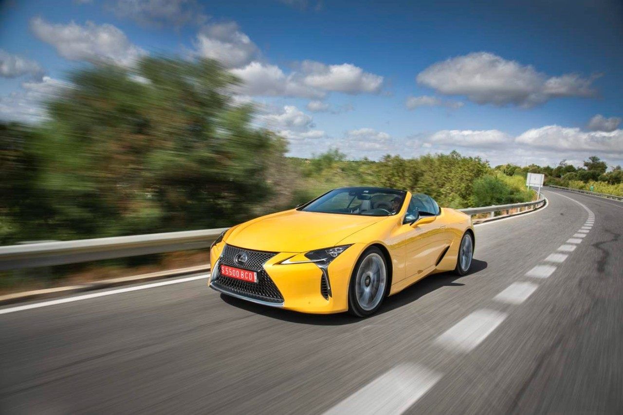 Prueba Lexus LC 500 Cabrio 2020: conducción coupé, pero a cielo abierto