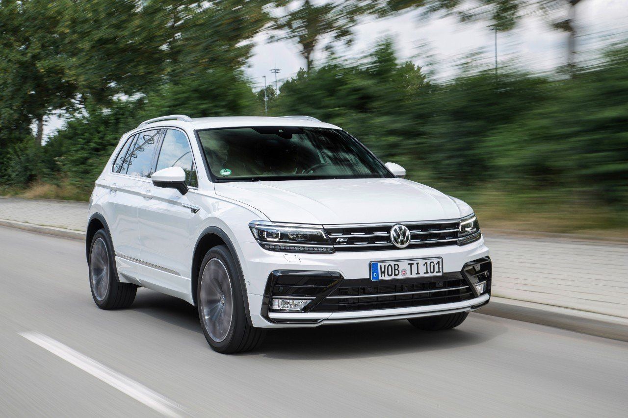 España - Agosto 2020: El Volkswagen Tiguan se recupera