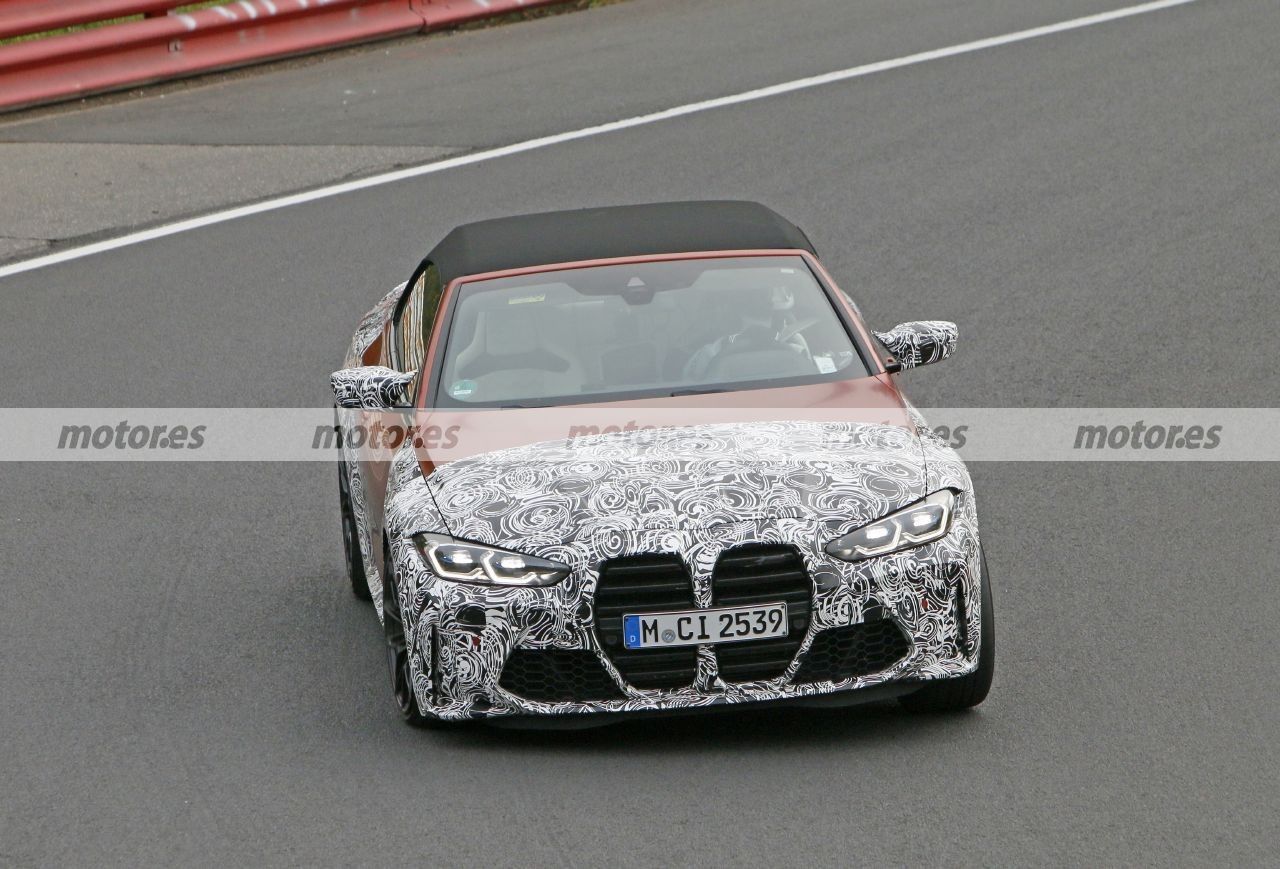 El nuevo BMW M4 Cabrio 2021 pierde camuflaje en un nuevo paso por Nürburgring