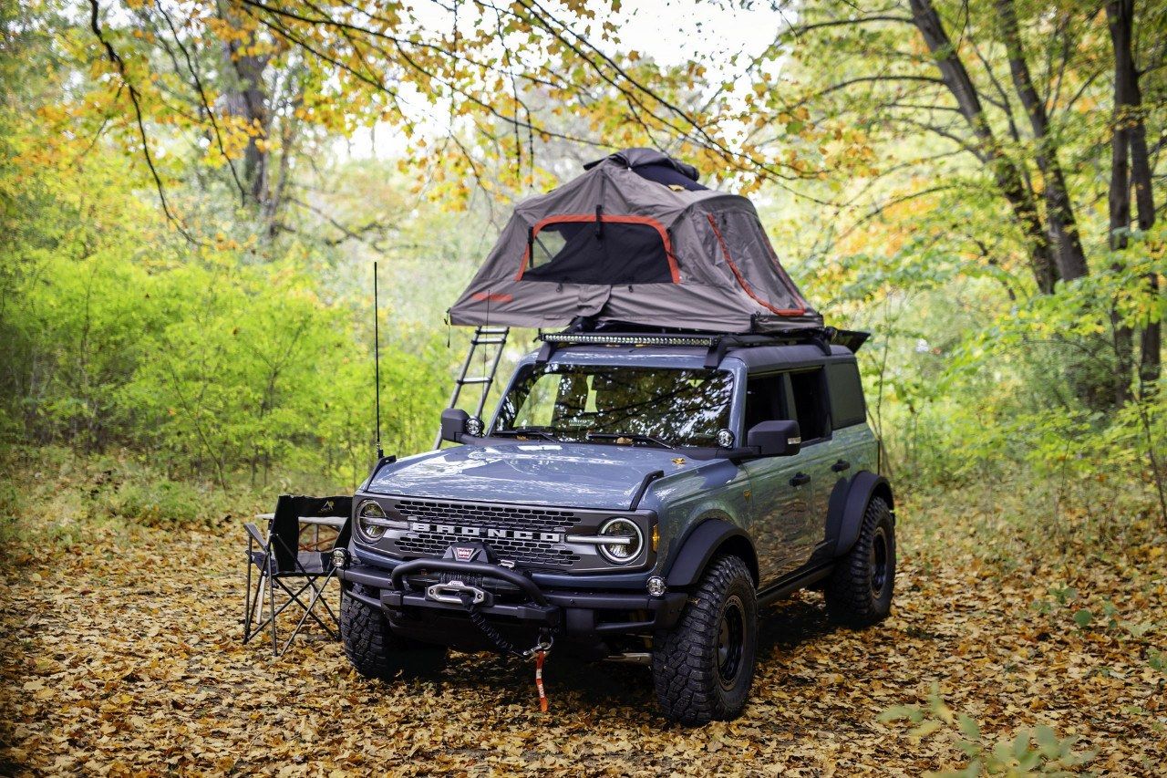 El Ford Bronco Overland Concept es un escaparate rodante de la nueva gama Bronco