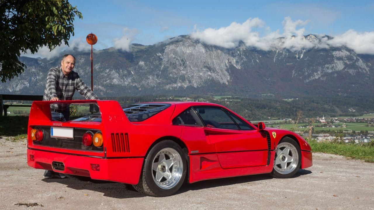 El impecable Ferrari F40 de Gerhard Berger a subasta