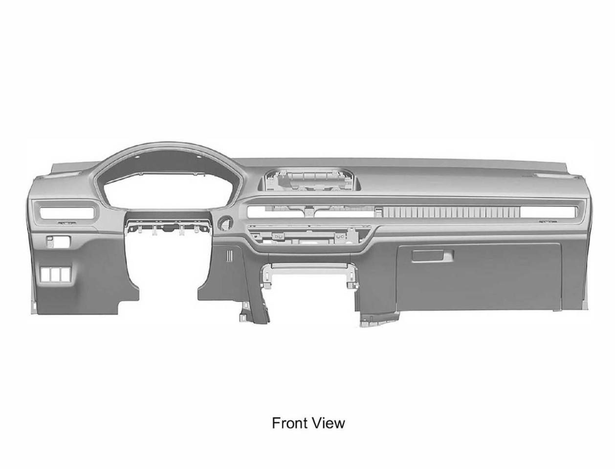 El salpicadero del futuro Honda Civic 2022 también se filtra en la red