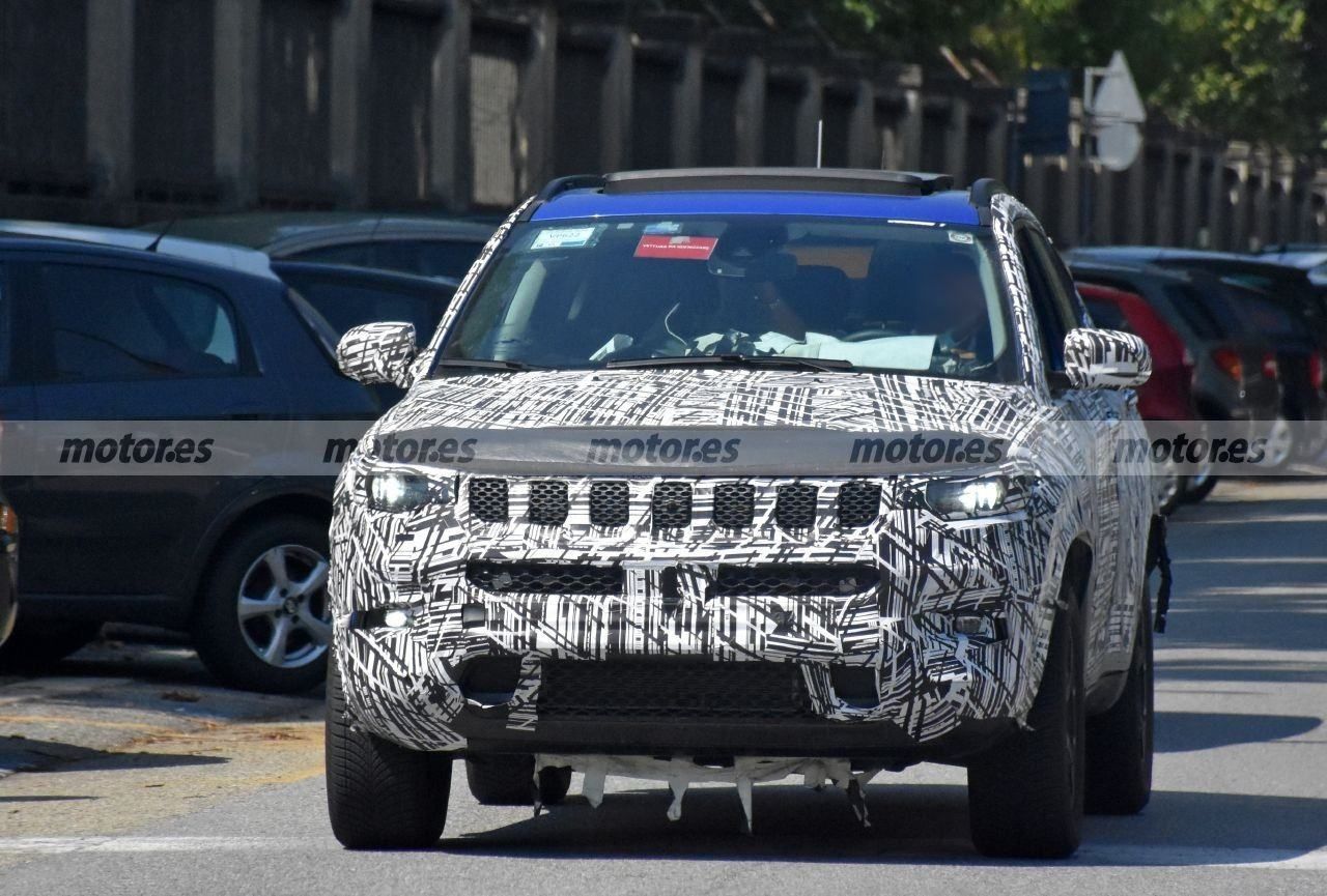 El Jeep Compass Facelift 2022 pierde camuflaje en estas nuevas fotos espía