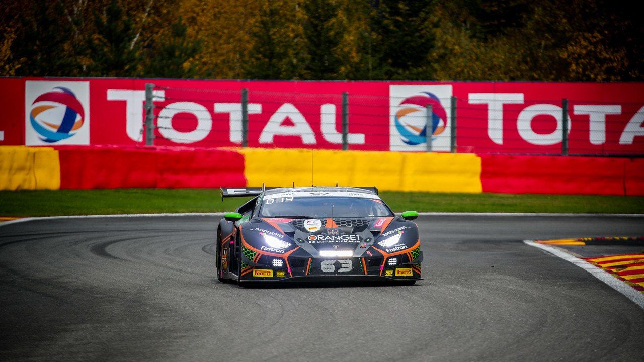 El Lamborghini #63 y el BMW #34 lideran las primeras sesiones en Spa