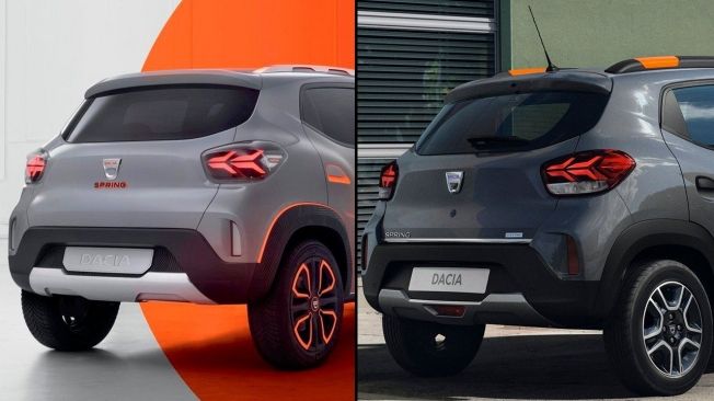 La evolución del diseño del Dacia Spring