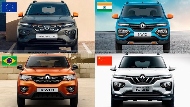 Dacia Spring, Renault Kwid y Renault City K-ZE