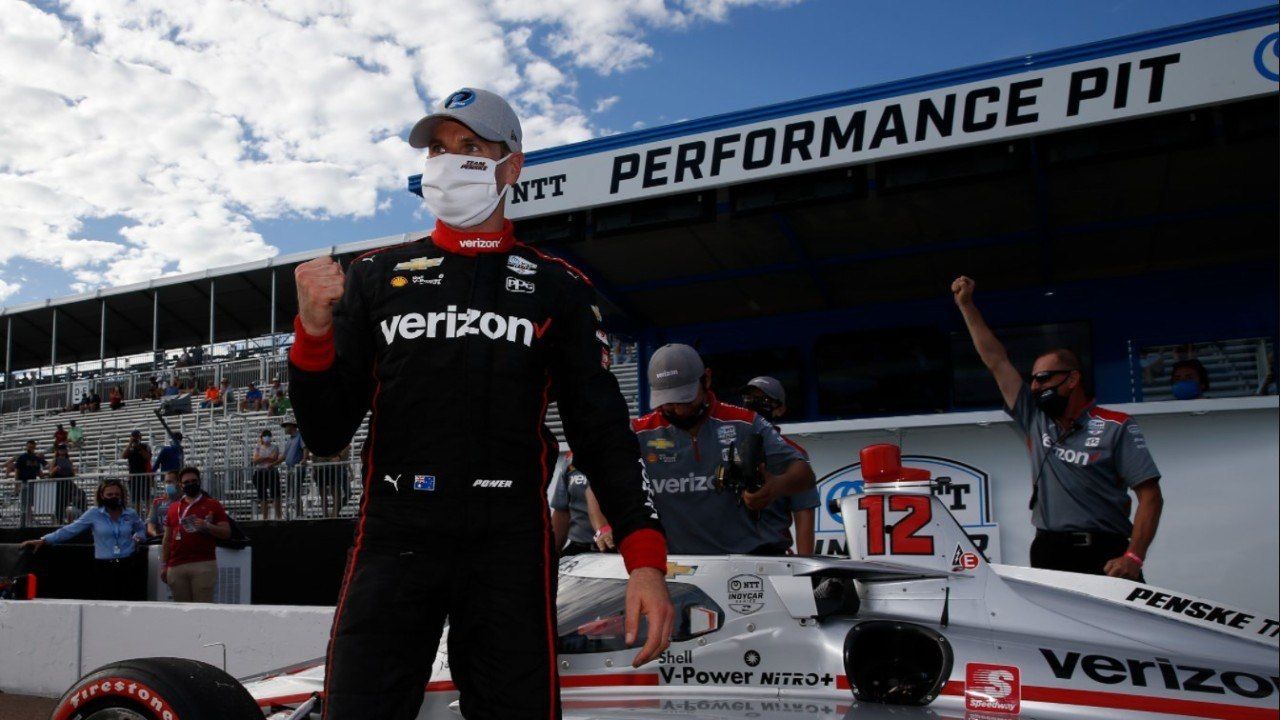 Novena pole de Will Power en St. Petersburg, con Newgarden y Dixon en zona media