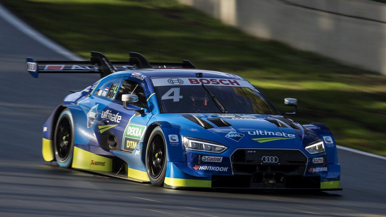 Robin Frijns y René Rast se reparten los libres del DTM en Zolder