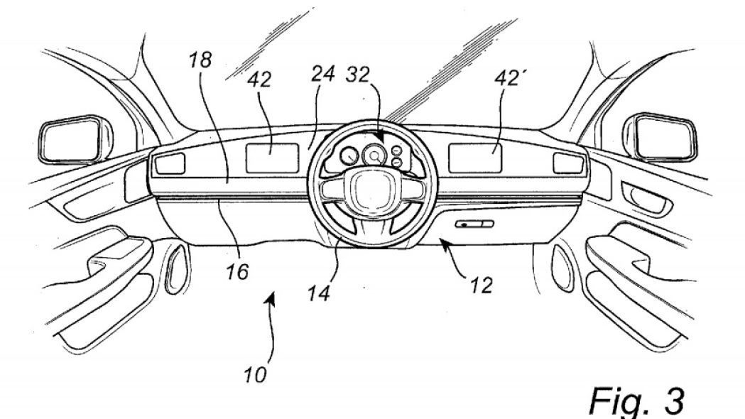 Volvo patenta un curioso sistema de volante y puesto de mandos deslizantes