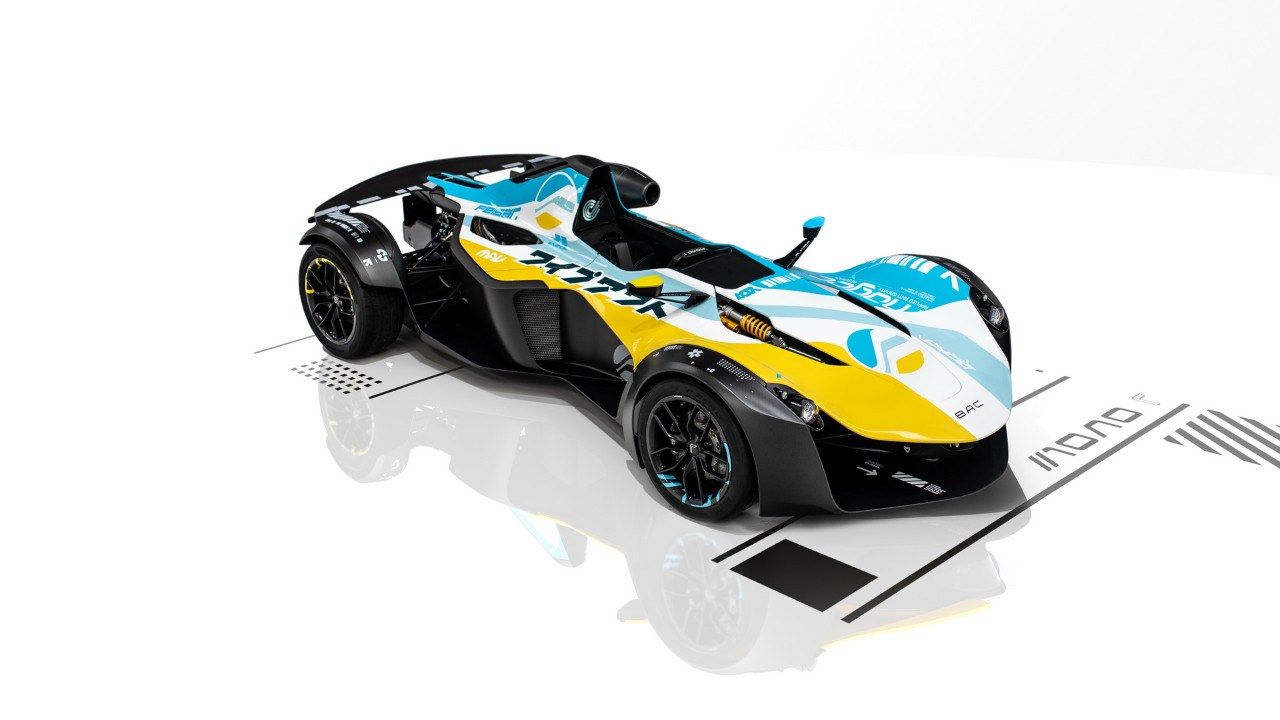 El primer ejemplar del radical BAC Mono R rinde homenaje a WipEout de PlayStation