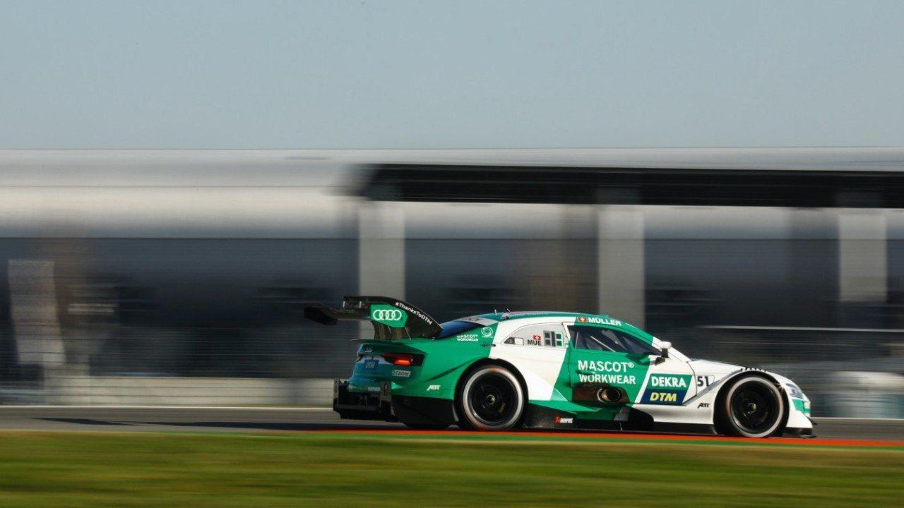 Nico Müller pelea hasta el final y gana la 1ª carrera del DTM en Hockenheim