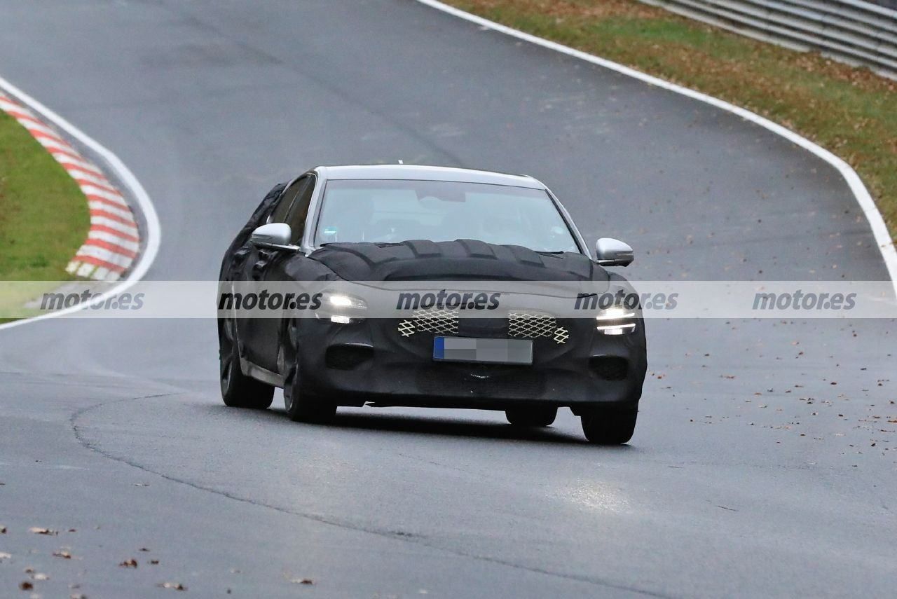 Los prototipos del nuevo Genesis G70 Shooting Brake 2021 vuelan en Nürburgring