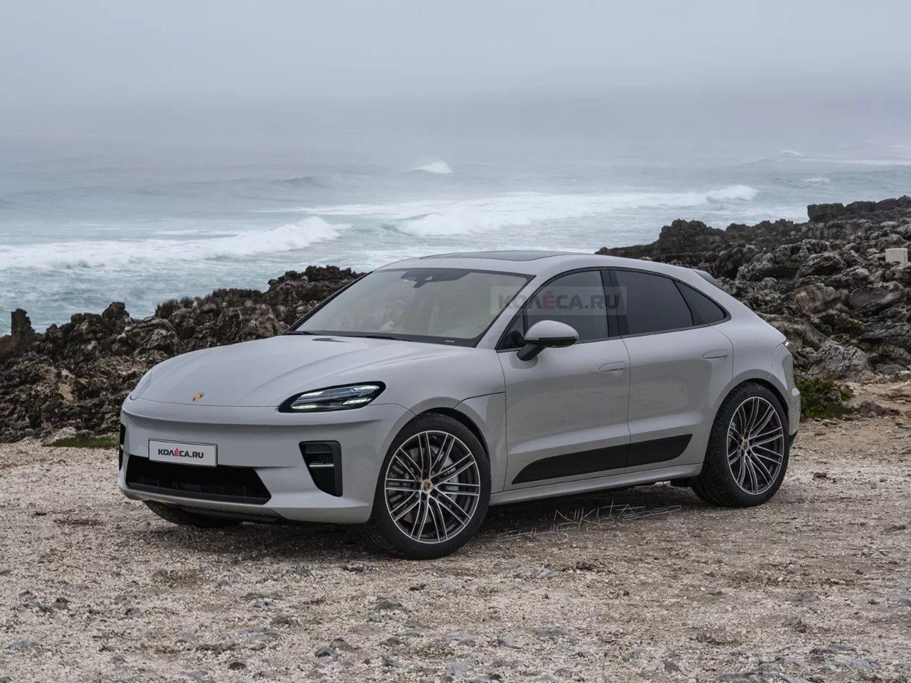 El futuro Porsche Macan EV asoma la cabeza en sus primeros renders