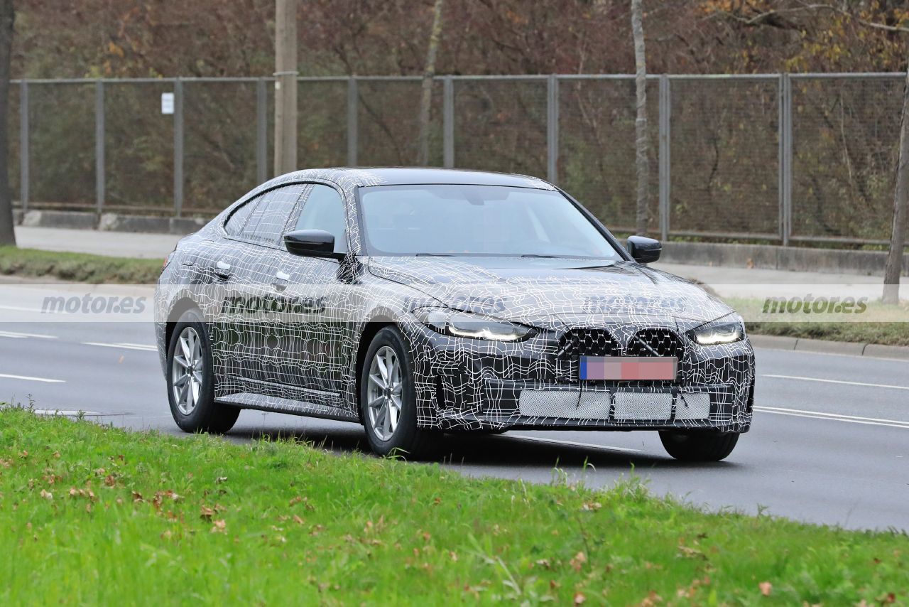 Los prototipos del nuevo BMW Serie 4 Gran Coupé 2022 se destapan en su recta final