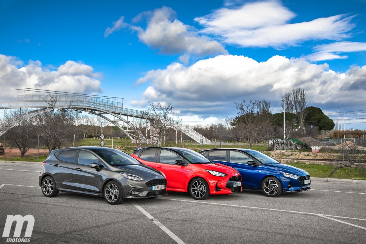 Comparativa Hyundai i20 vs Toyota Yaris vs Ford Fiesta, urbanitas con sello Eco (con vídeo)