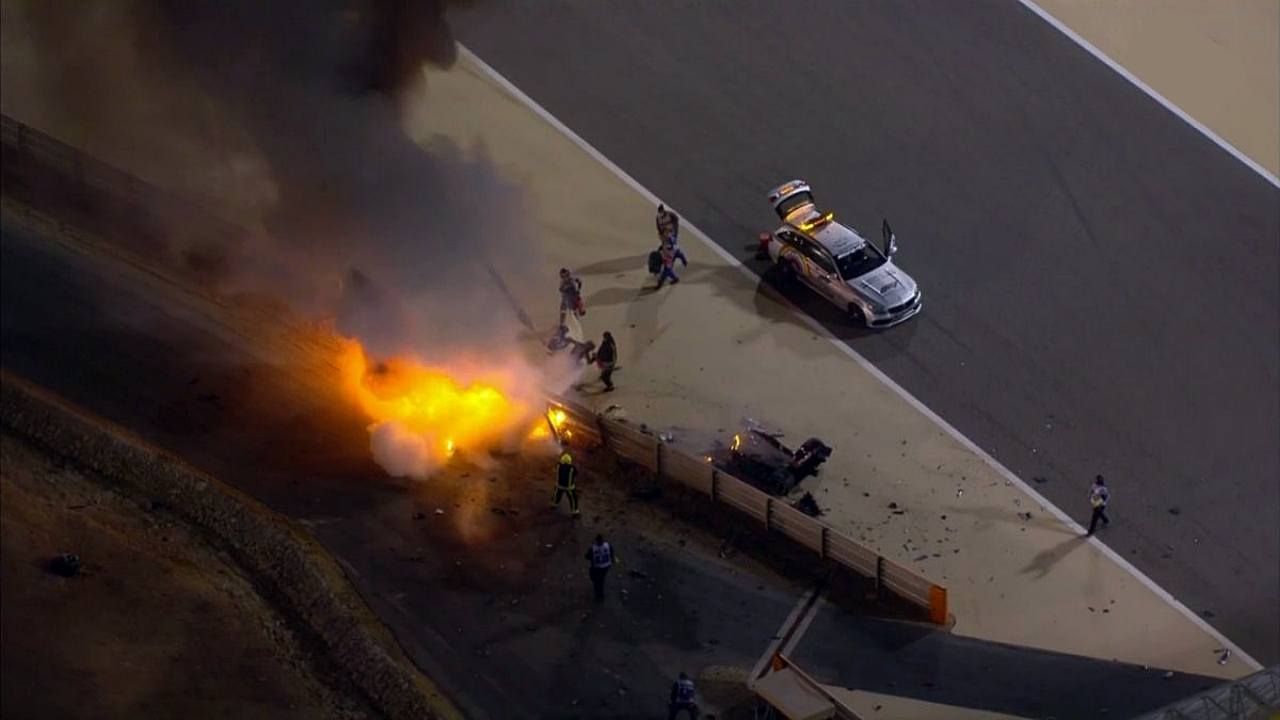 La FIA modifica la zona del accidente de Grosjean para el GP de Sakhir