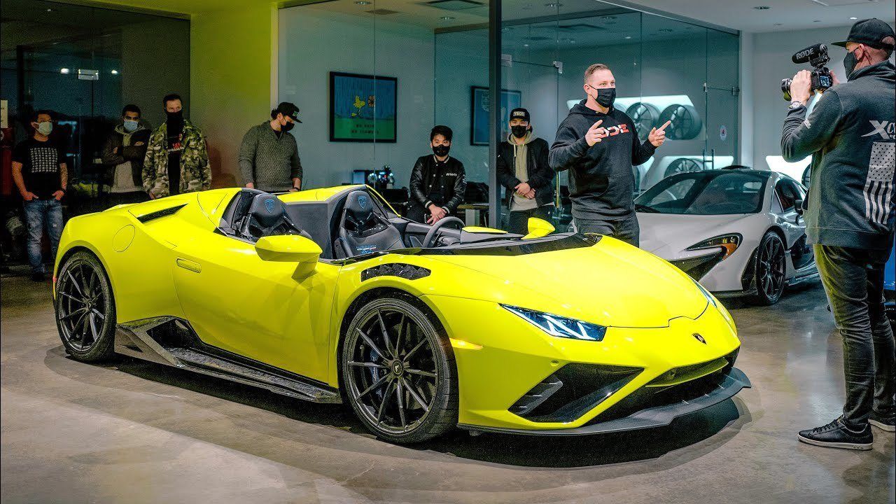 Este es el primer y único Lamborghini Huracán EVO speedster del mundo