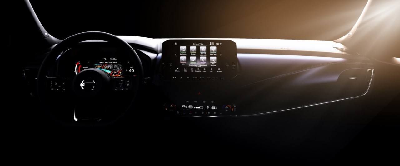 El interior del nuevo Nissan Qashqai 2021, al descubierto en nuevos teasers