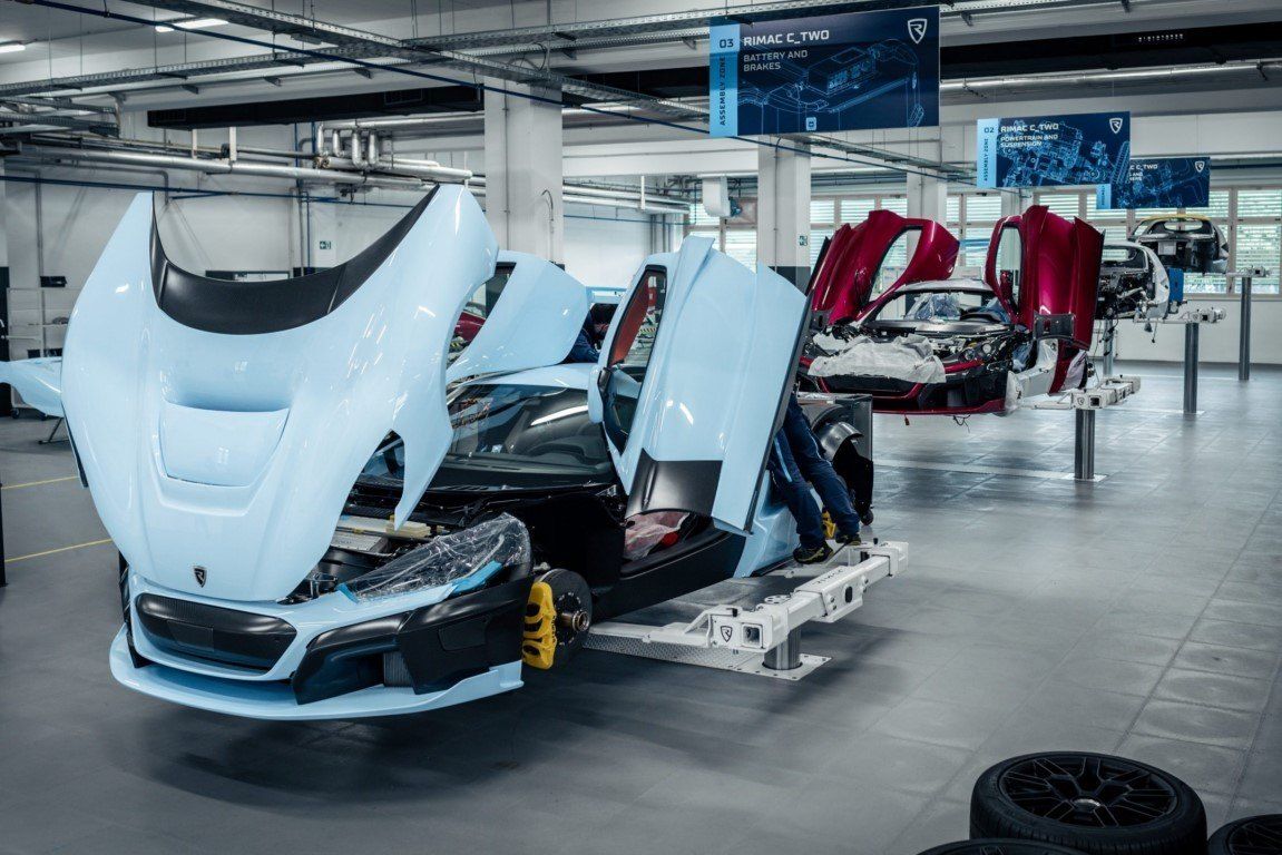 Seis prototipos de pre-producción del Rimac C_Two afrontan la última fase de pruebas