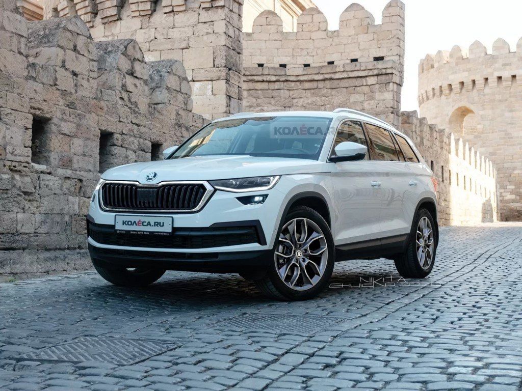 Dos nuevos renders adelantan el diseño del Skoda Kodiaq Facelift 2021