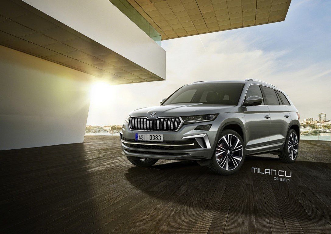 Un ex-alumno de diseño de Skoda muestra un adelanto del Kodiaq Facelift 2021