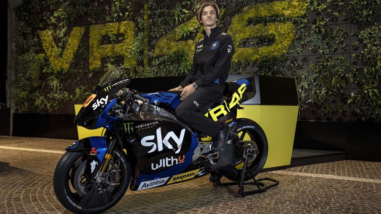 Sky Racing Team VR46 pone color a la MotoGP del joven Luca Marini