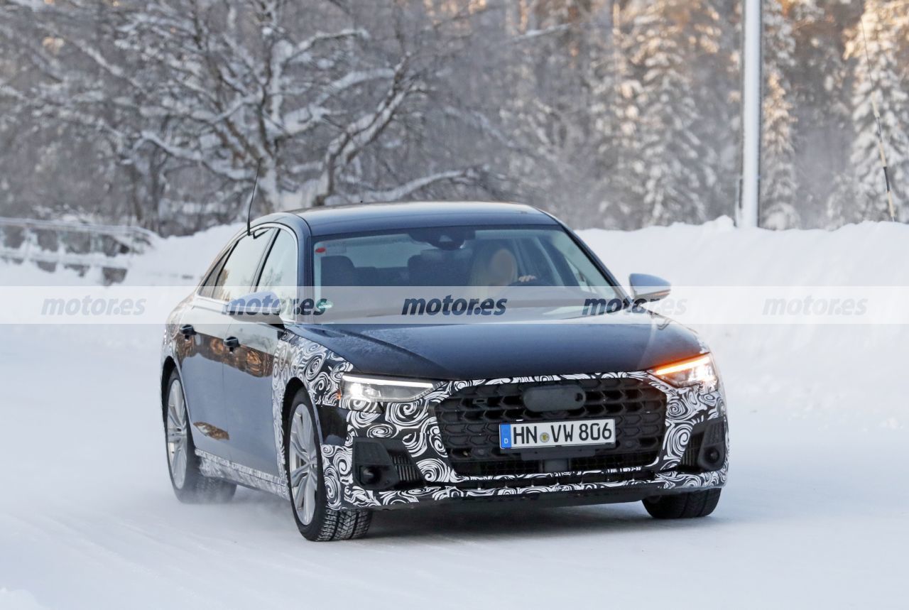 El Audi S8 Facelift 2022, cazado en sus primeras pruebas en el norte de Europa