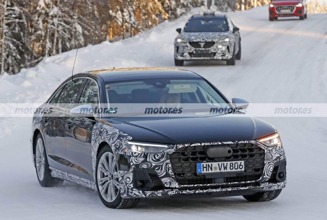 Fotos espía Audi S8 Facelift 2022 - exterior