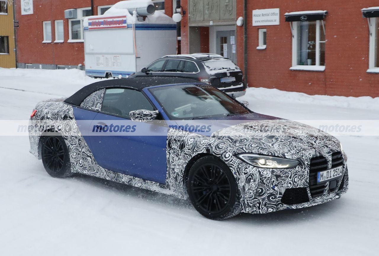 Foto espía BMW M4 Cabrio 2021 - exterior