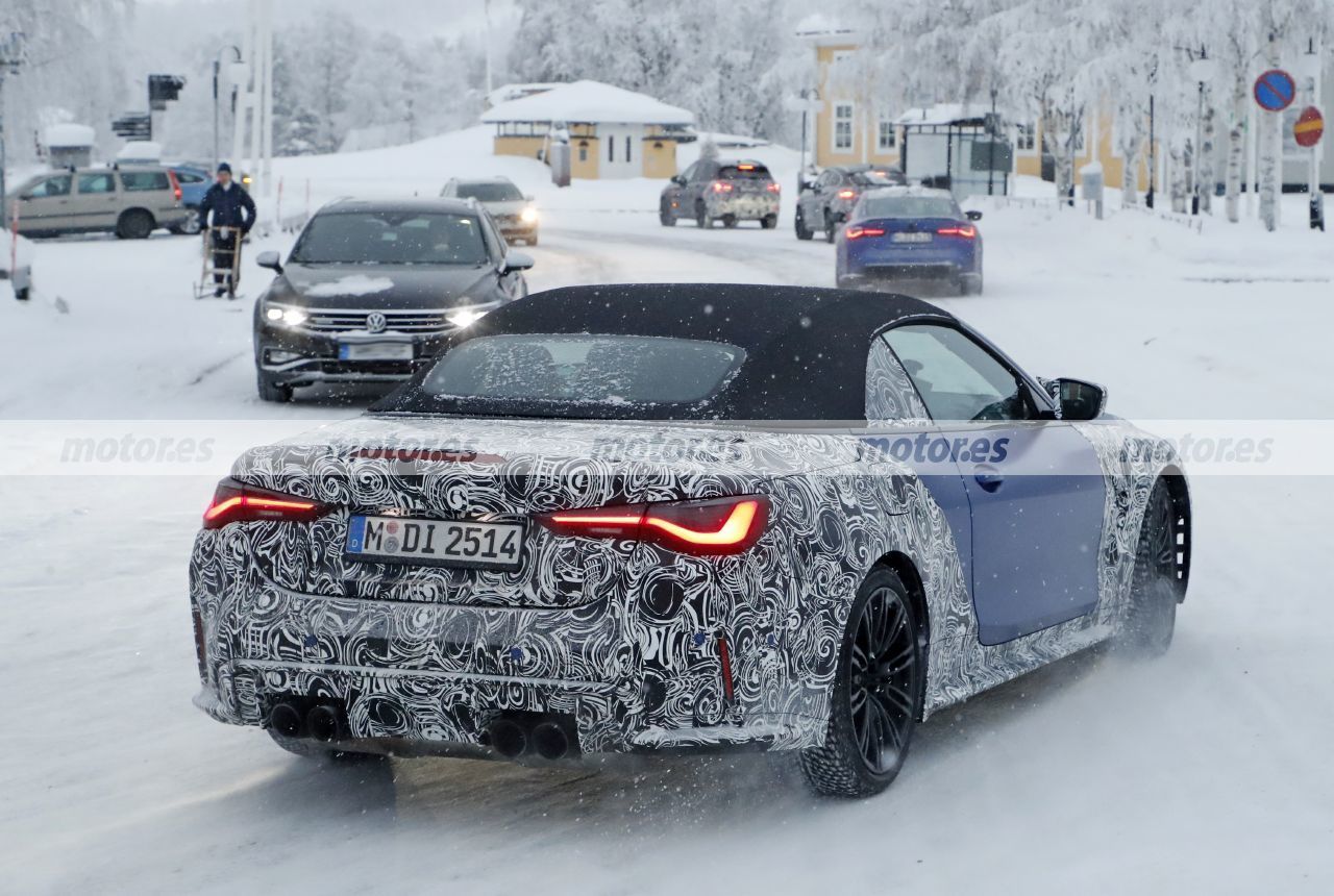 Foto espía BMW M4 Cabrio 2021 - exterior