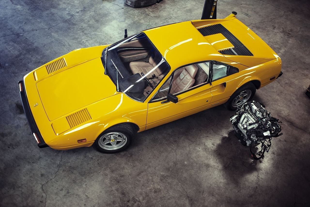 El Ferrari 308 GTB más potente del mundo tiene un 4 cilindros turbo de Honda