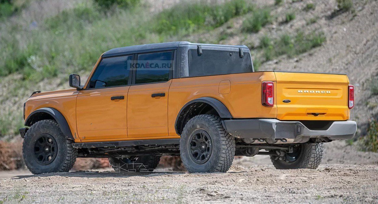 Unos bocetos de Ford filtran el posible Bronco pick-up