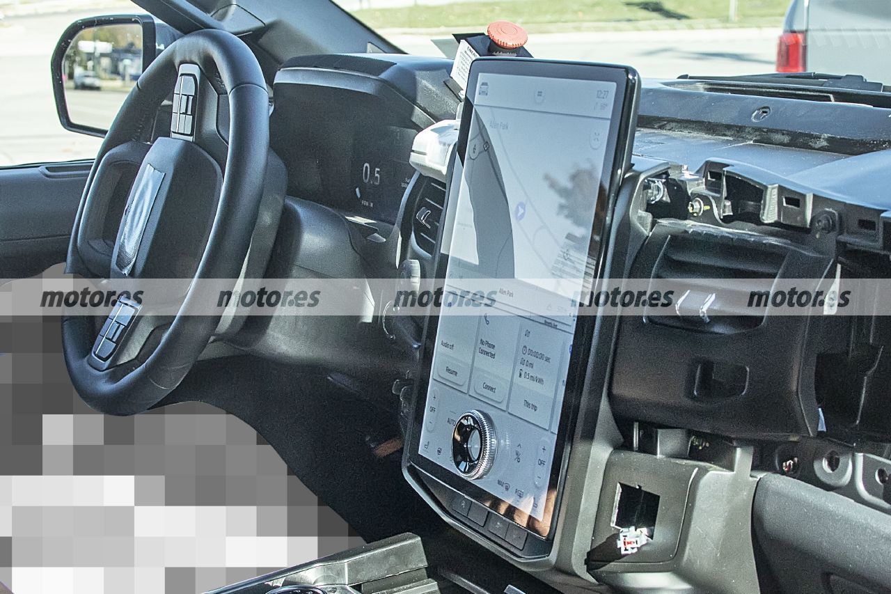 Foto espía Ford Expedition Timberline 2022 - interior