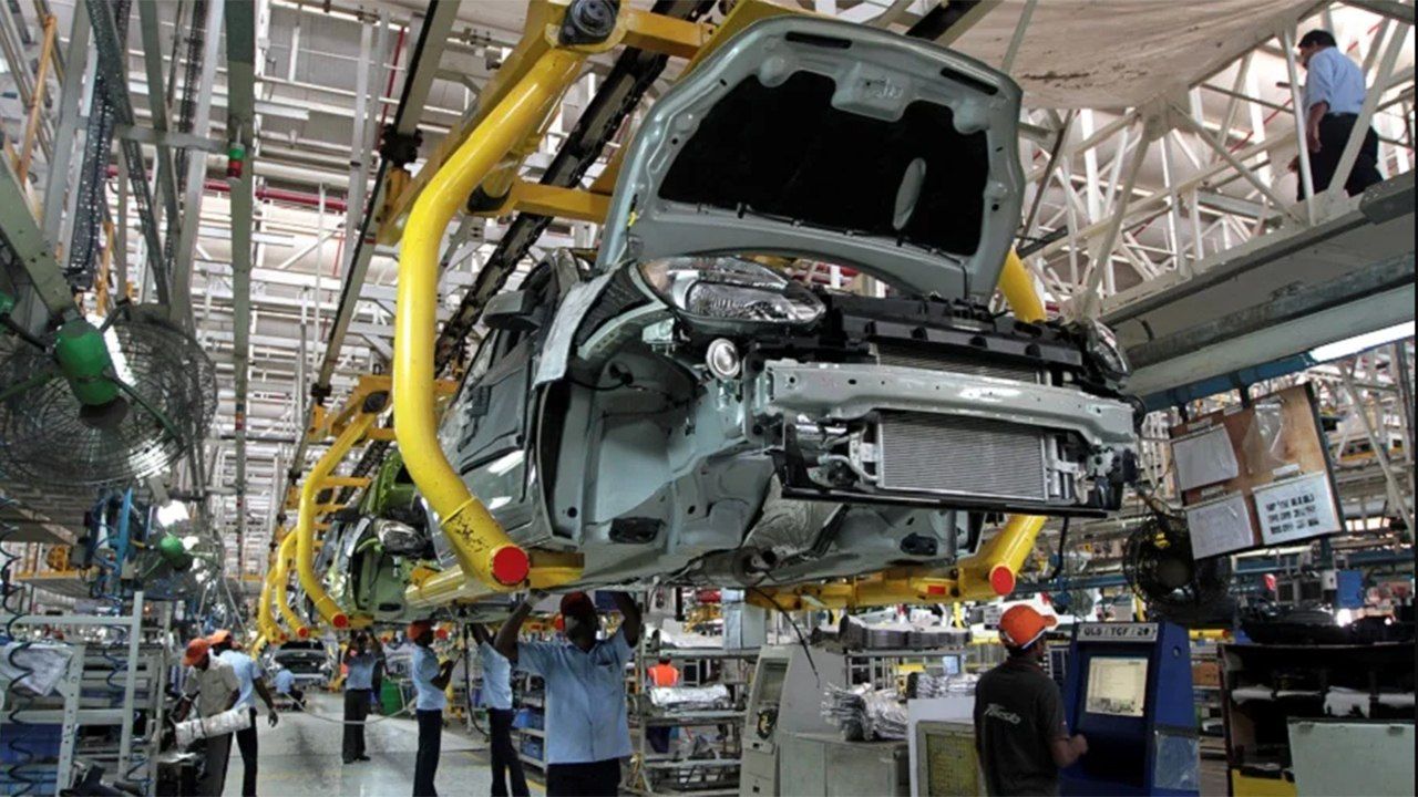 Producción de coches de Ford en Chengalpattu, la India