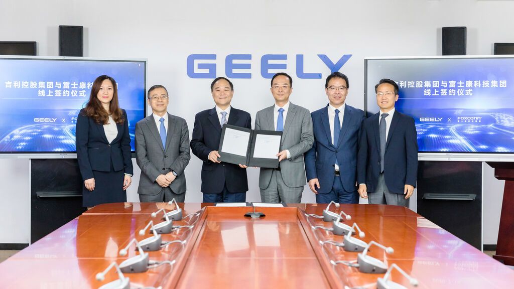 Geely y Foxconn suman fuerzas y fabricarán para terceros