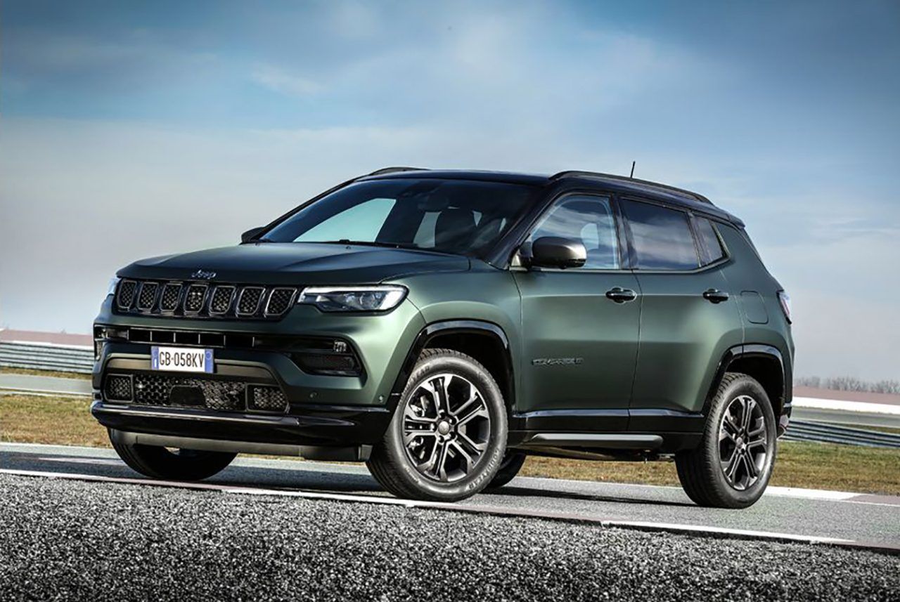 El Jeep Compass 2022 debutará en primavera con la edición especial 80th Anniversary