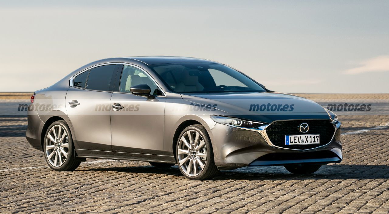 Nueva recreación del futuro Mazda6 2022, la berlina nipona al asalto de los Premium