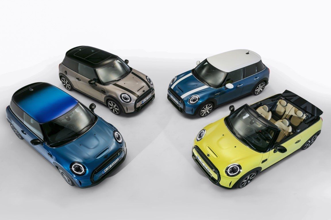 Los MINI 3 Puertas, 5 Puertas, Cabrio y Electric 2021 se presentan con novedades