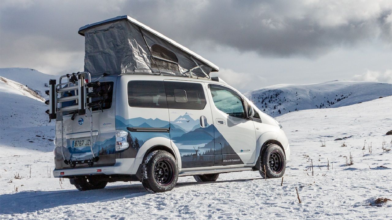 Nissan e-NV200 Winter Camper, para amantes de la naturaleza y la nieve