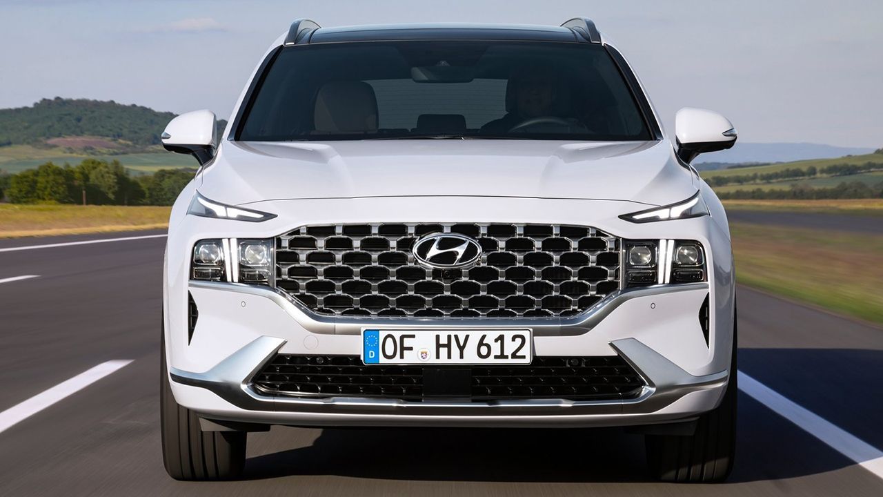 Hyundai Santa Fe híbrido - frontal