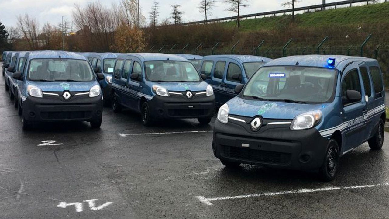 La Gendarmería francesa apuesta por la furgoneta eléctrica Renault Kangoo Z.E.