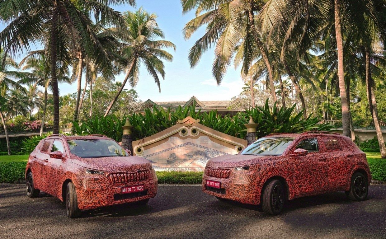 Los prototipos del nuevo Skoda Kushaq para India aparecen con un camuflaje especial