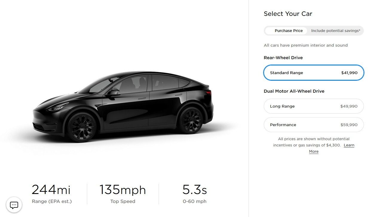 Tesla estrena los nuevos Model Y Standard Range y Model Y de 7 plazas