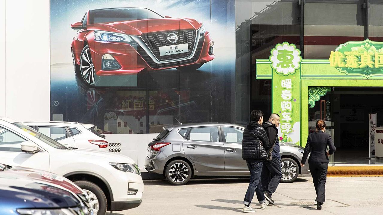 Ventas de coches en China en diciembre de 2020