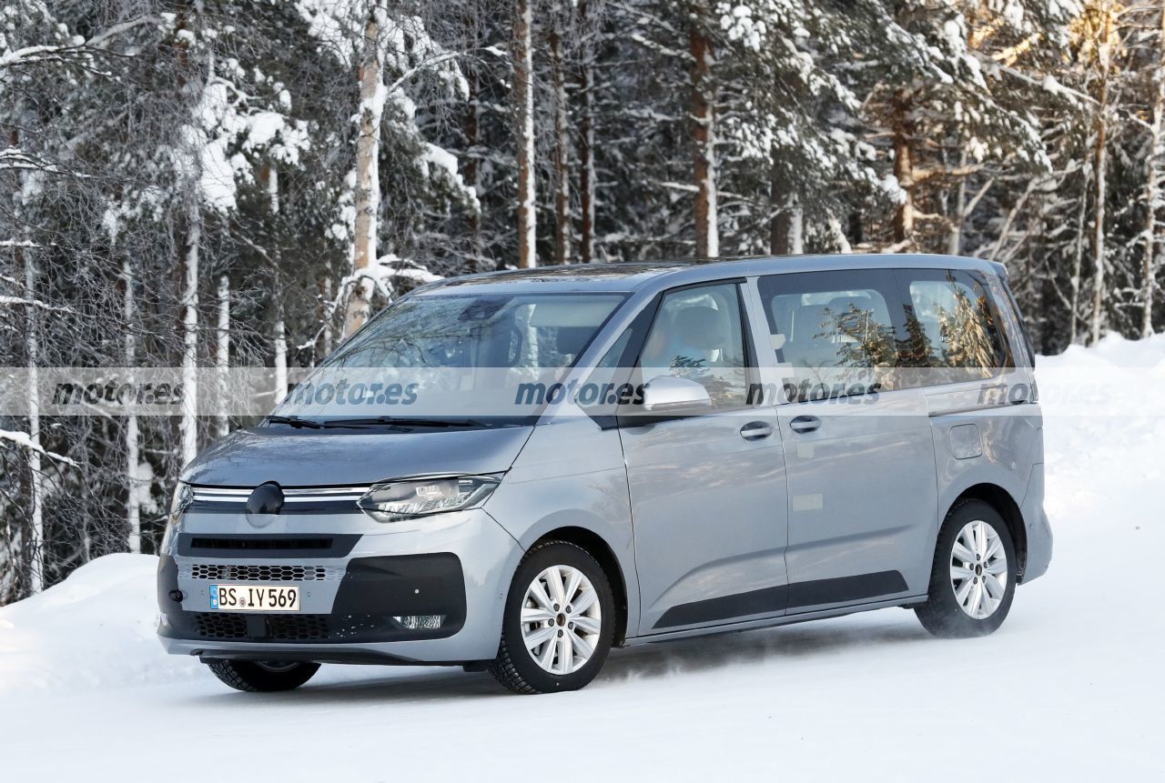 Fotos espía Volkswagen T7 Multivan 2022 - Exterior