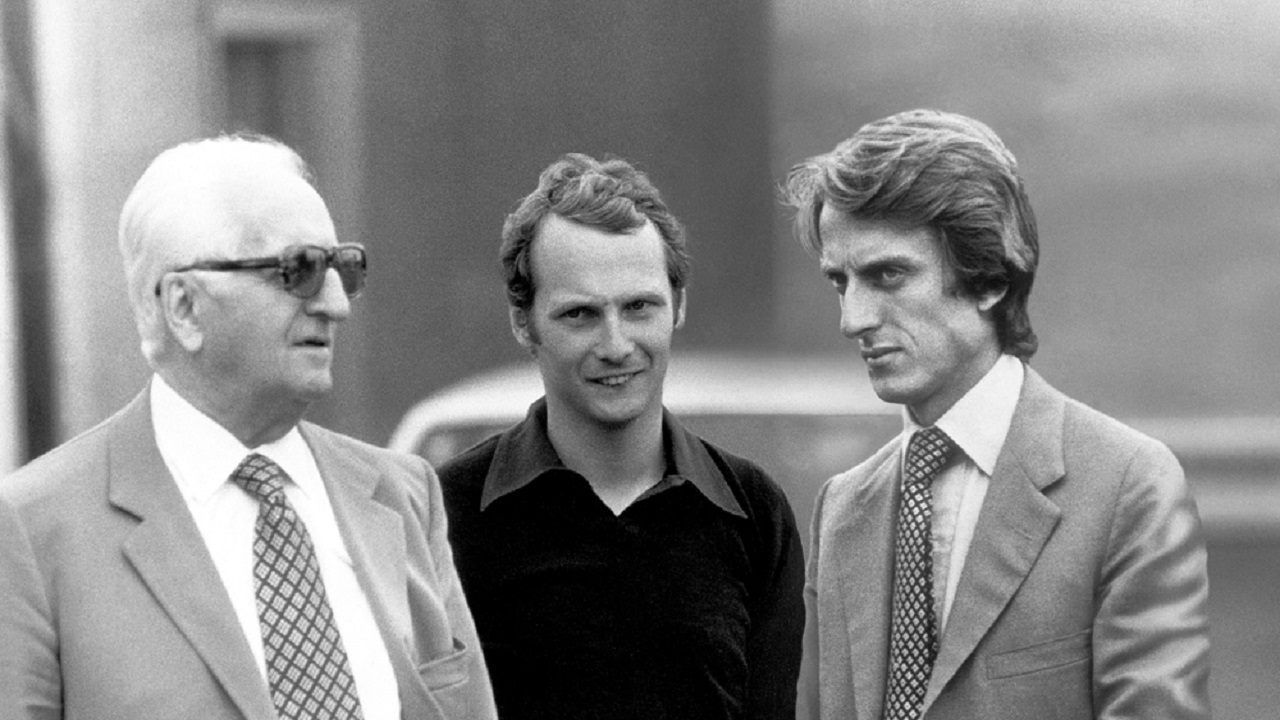 Enzo Ferrari, Lauda y Montezemolo